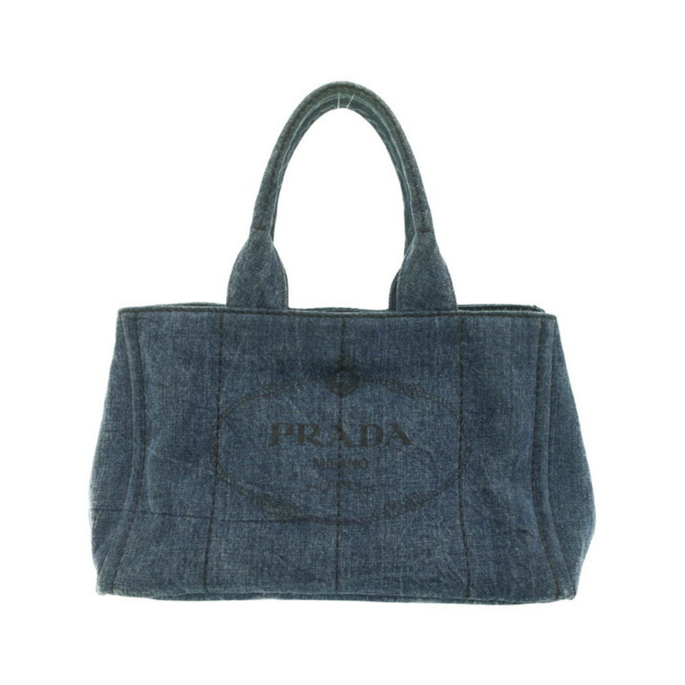 Prada Bag Denim Canapa Tote - Picture 2 of 9
